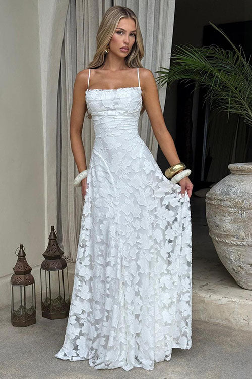 Rowangirl   Backless Evening Dress With Suspenders