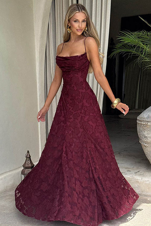 Rowangirl   Backless Evening Dress With Suspenders