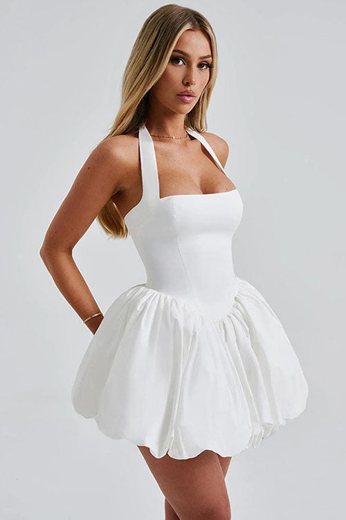 Rowangirl  Halter Neck Short Dress