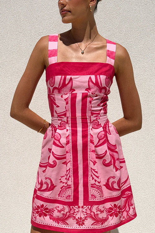Rowangirl Printed Slip Dress