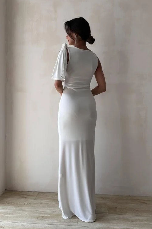 Rowangirl  Elegant Tie-Strap Maxi Dress