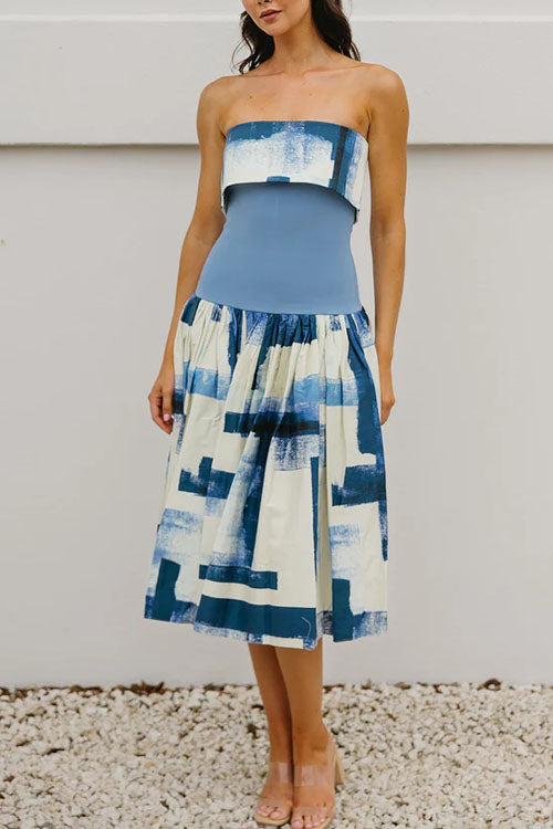 Rowangirl  Bandeau Dyed Dress