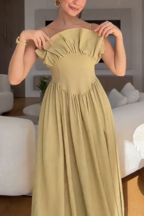 Rowangirl   Ruffled Halter Top Dress