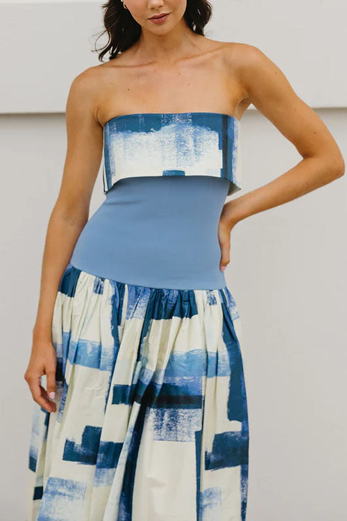 Rowangirl  Bandeau Dyed Dress
