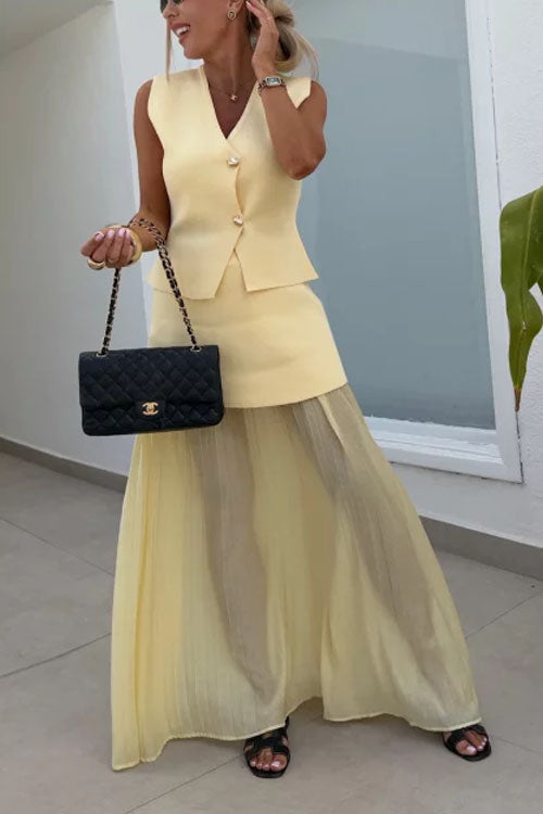 Rowangirl  Panelled Midi Skirt
