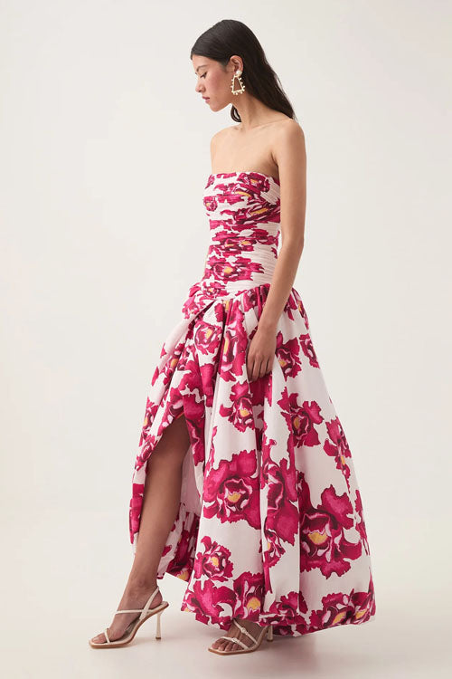 Rowangirl   Fashionable Slit Sleeveless Long Dress