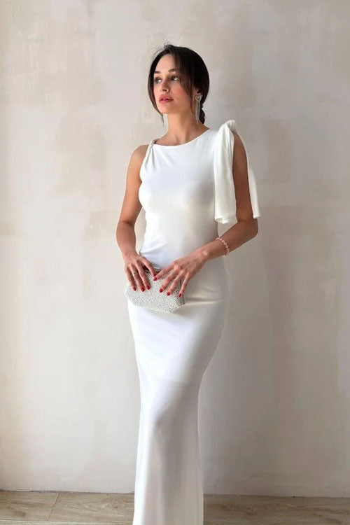 Rowangirl  Elegant Tie-Strap Maxi Dress