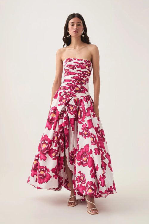 Rowangirl   Fashionable Slit Sleeveless Long Dress