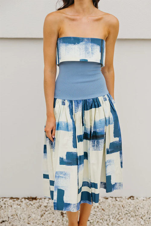 Rowangirl  Bandeau Dyed Dress