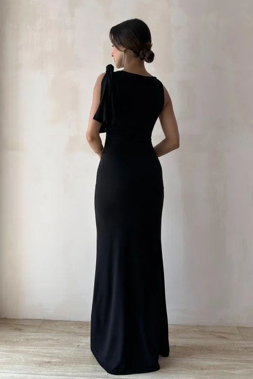 Rowangirl  Elegant Tie-Strap Maxi Dress