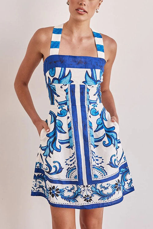 Rowangirl Printed Slip Dress