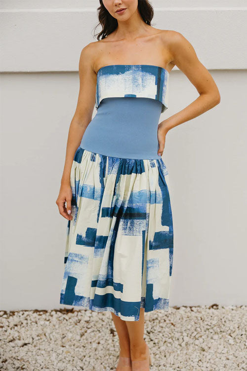Rowangirl  Bandeau Dyed Dress