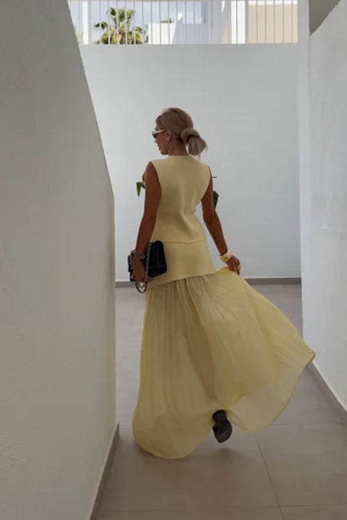 Rowangirl  Panelled Midi Skirt