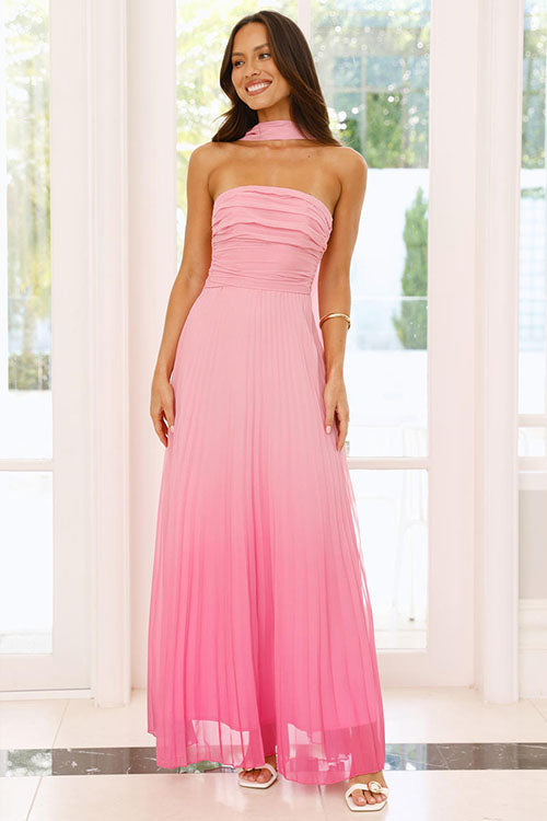 Rowangirl Backless Gradient Fashion Dress