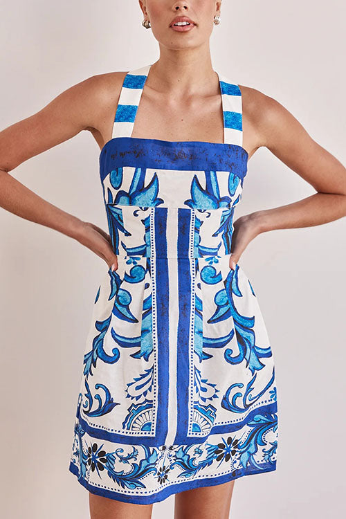 Rowangirl Printed Slip Dress