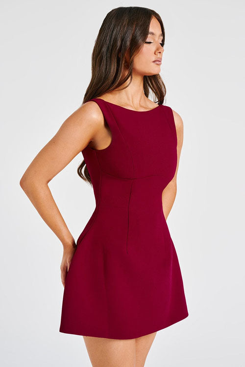 Rowangirl Sleeveless Elegant Short Dress