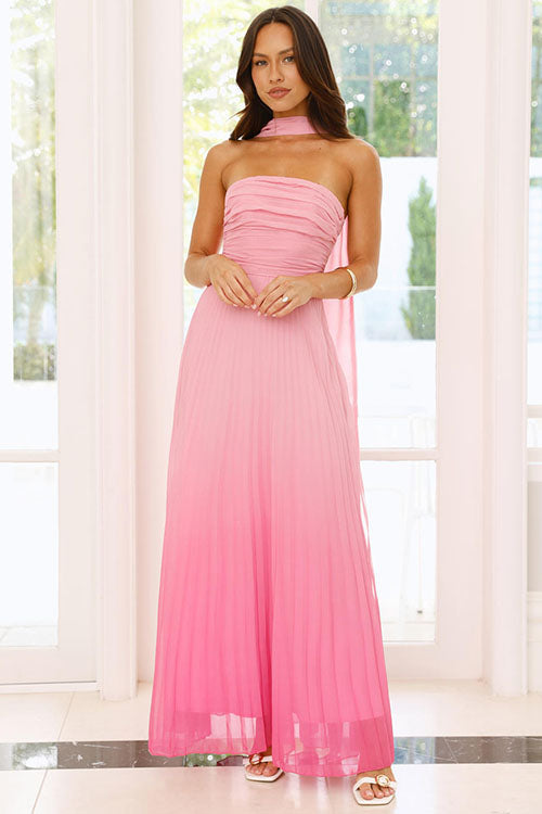 Rowangirl Backless Gradient Fashion Dress