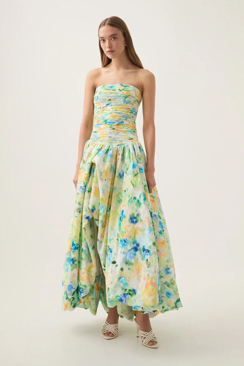 Rowangirl   Fashionable Slit Sleeveless Long Dress