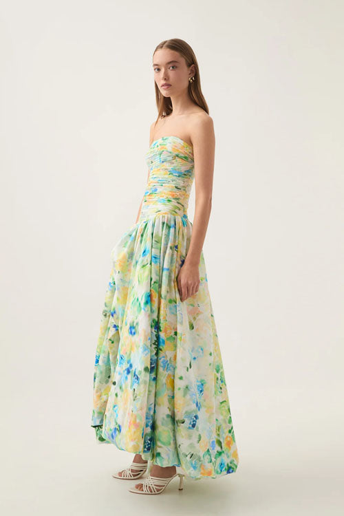 Rowangirl   Fashionable Slit Sleeveless Long Dress