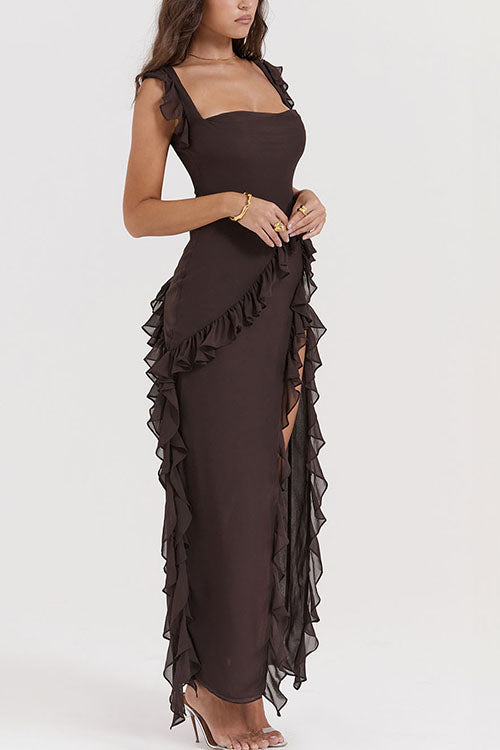 Rowangirl Fashionable Ruffles And Elegant Temperament Cross Dress