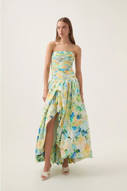 Rowangirl   Fashionable Slit Sleeveless Long Dress