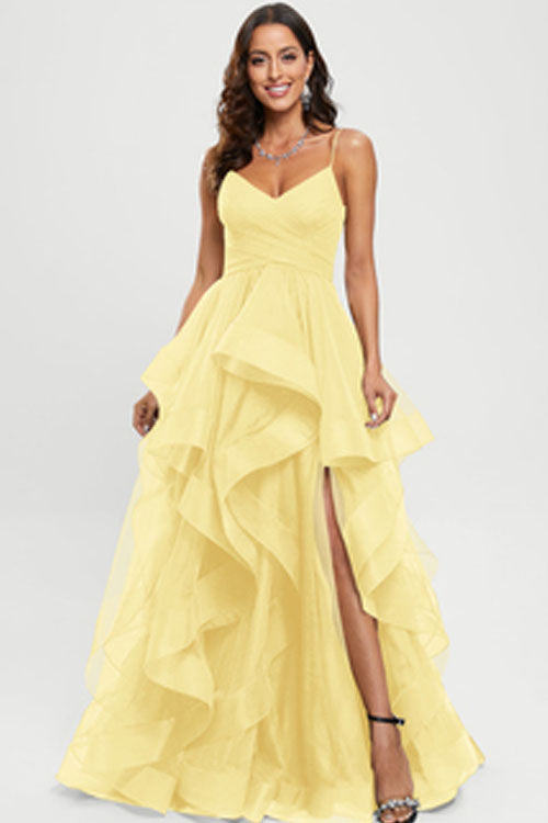 Rowangirl  Strapless Mesh Princess Long Dress