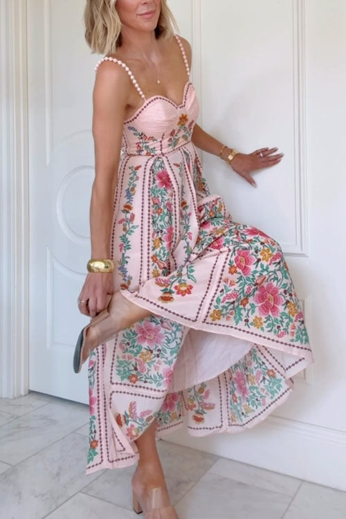 Rowangirl  Fashion Printed Sling Dress