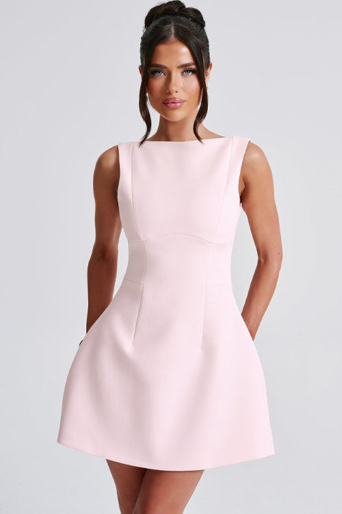 Rowangirl Sleeveless Elegant Short Dress