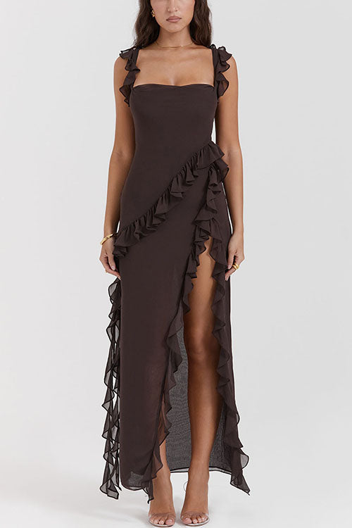 Rowangirl Fashionable Ruffles And Elegant Temperament Cross Dress