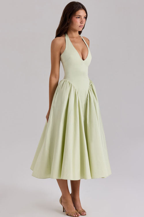 Rowangirl V-Neck Long Dress