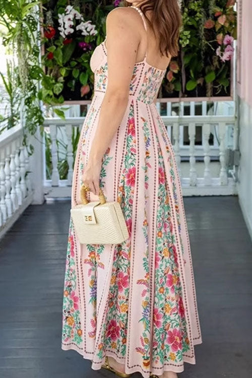 Rowangirl  Fashion Printed Sling Dress
