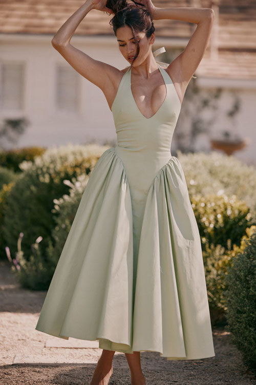 Rowangirl V-Neck Long Dress