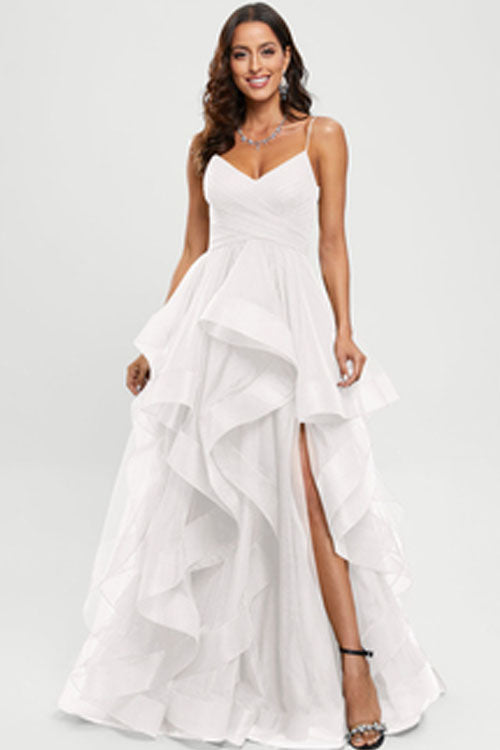 Rowangirl  Strapless Mesh Princess Long Dress
