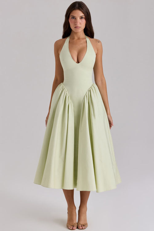 Rowangirl V-Neck Long Dress