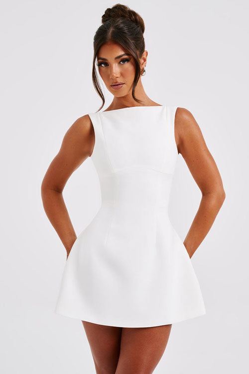 Rowangirl Sleeveless Elegant Short Dress