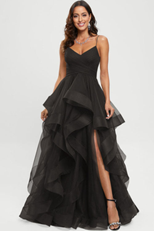 Rowangirl  Strapless Mesh Princess Long Dress