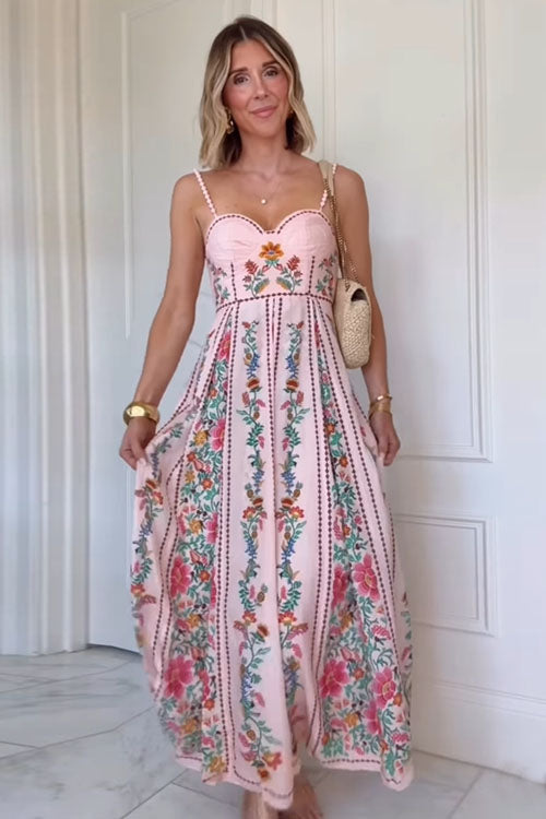 Rowangirl  Fashion Printed Sling Dress