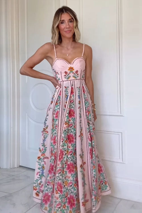 Rowangirl  Fashion Printed Sling Dress