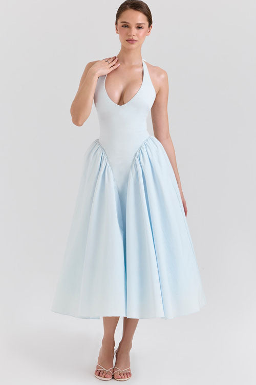 Rowangirl V-Neck Long Dress