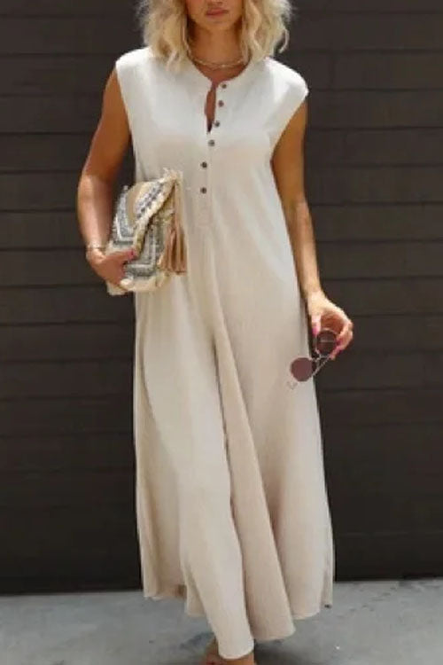 Rowangirl Sleeveless Wide Leg Jumpsuit