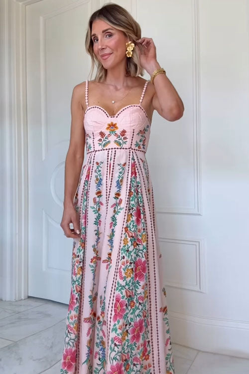 Rowangirl  Fashion Printed Sling Dress