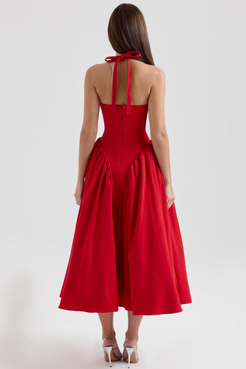 Rowangirl V-Neck Long Dress