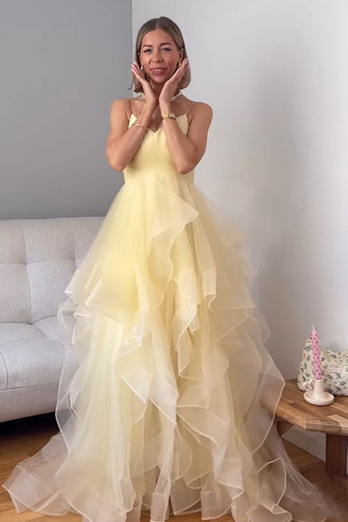 Rowangirl  Strapless Mesh Princess Long Dress