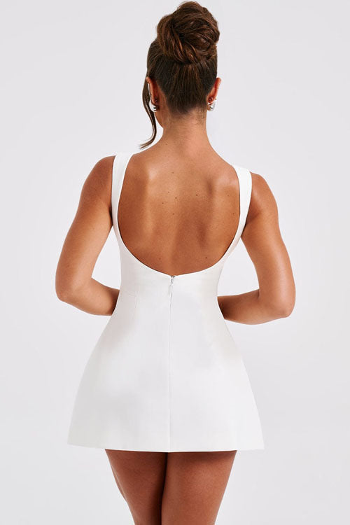 Rowangirl Sleeveless Elegant Short Dress