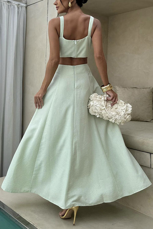 Rowangirl  Fashionable Temperament Sling Flower Slim Dress
