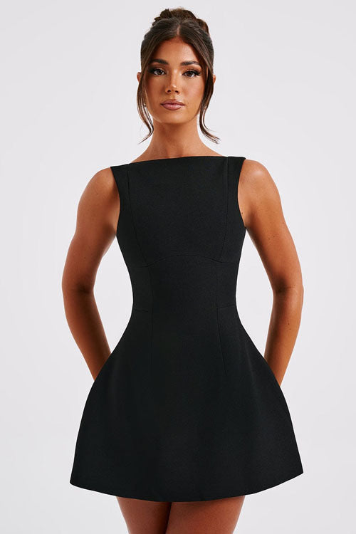 Rowangirl Sleeveless Elegant Short Dress