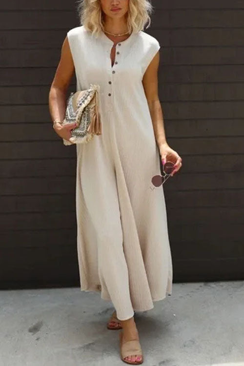 Rowangirl Sleeveless Wide Leg Jumpsuit