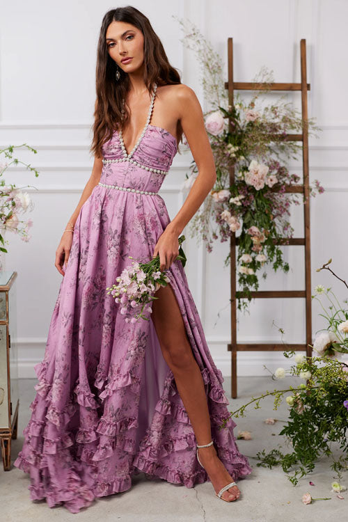Rowangirl Printed Pearl Maxi Dress