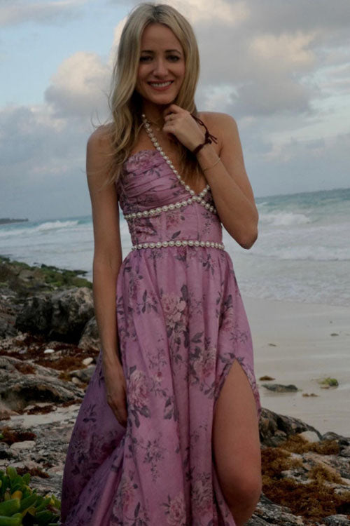 Rowangirl Printed Pearl Maxi Dress