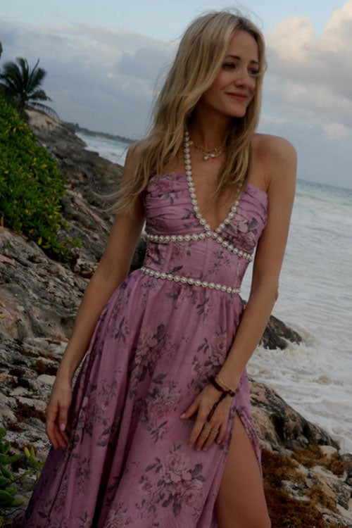 Rowangirl Printed Pearl Maxi Dress